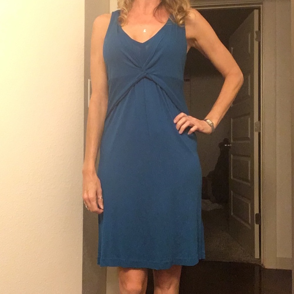 Banana Republic Sz M Sea Blue Dress